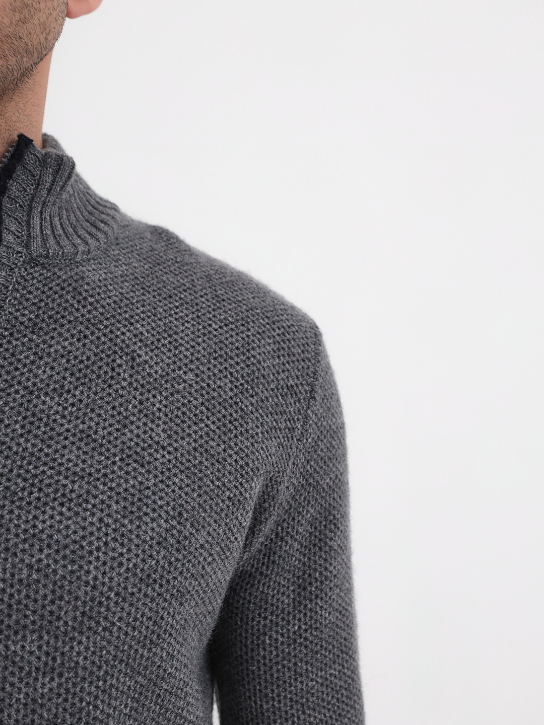 G139-соты D2 (серый) Жакет мужской