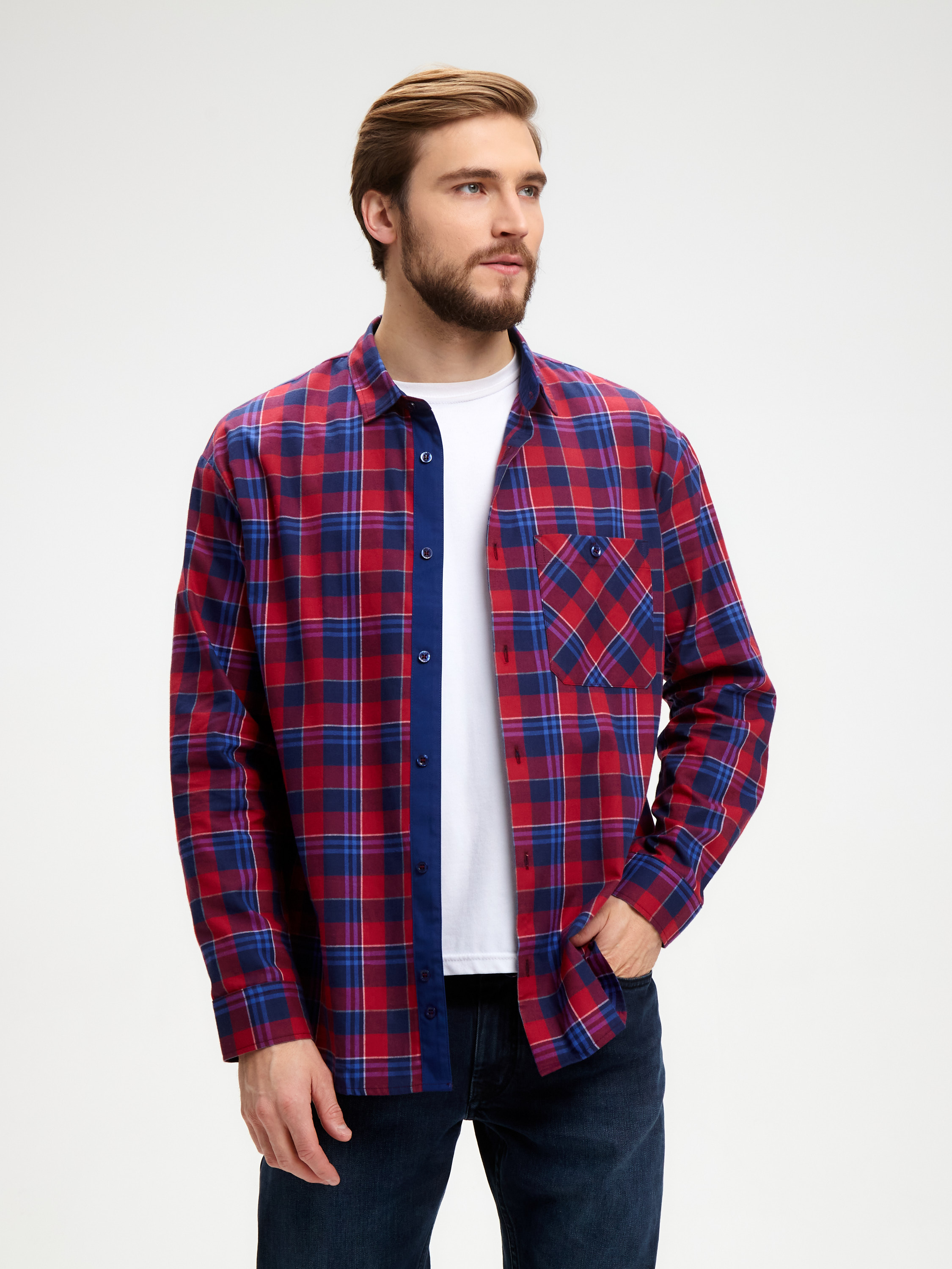 S625/111/4604/P/1 Сорочка мужская длинный рукав