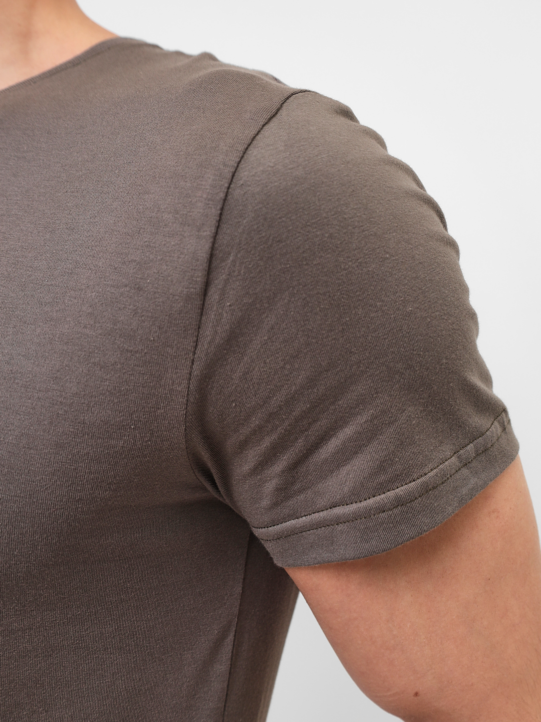 G146-RD-8025 (хаки) Футболка мужская короткий рукав