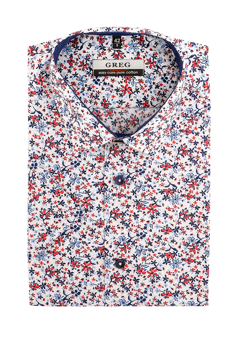 123/201/22495/ZS/C/1 Сорочка мужская короткий рукав