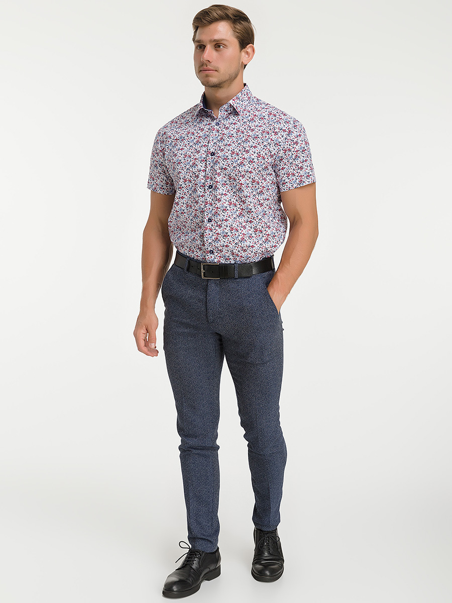 123/201/22495/ZS/C/1 Сорочка мужская короткий рукав