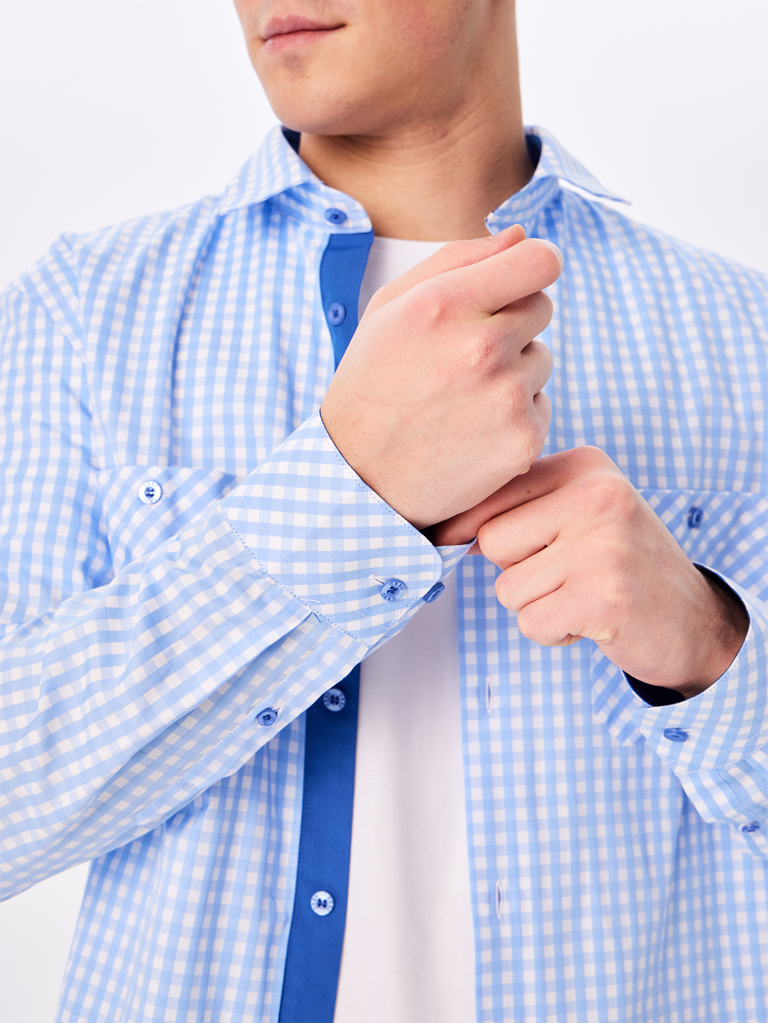 S125/231/8652/ZN/1p Сорочка мужская длинный рукав