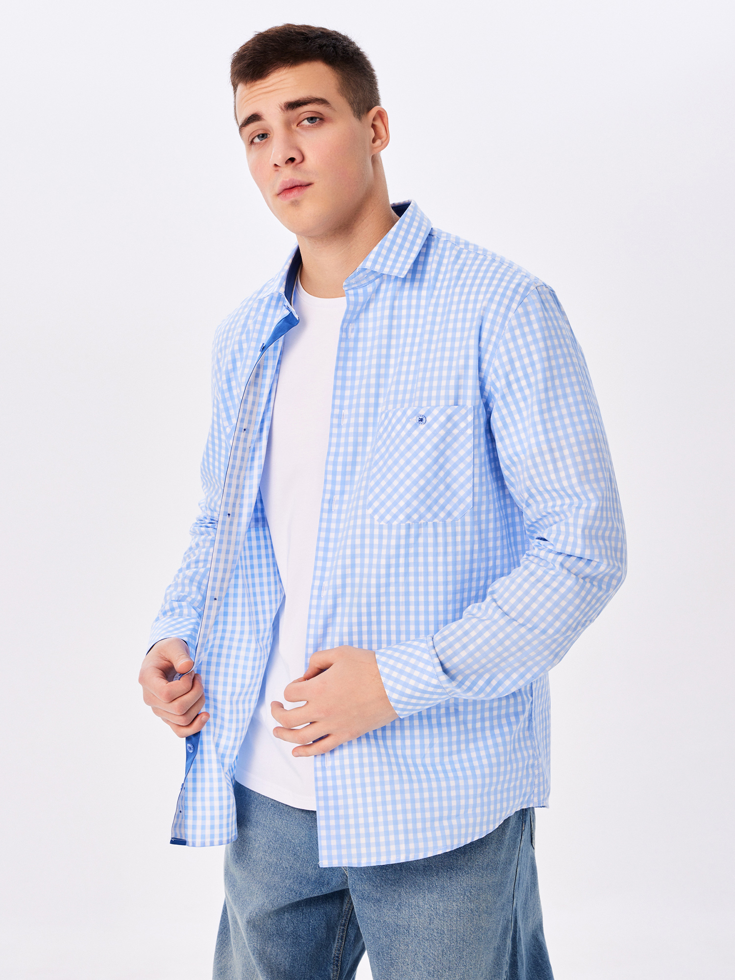 S125/231/8652/ZN/1p Сорочка мужская длинный рукав