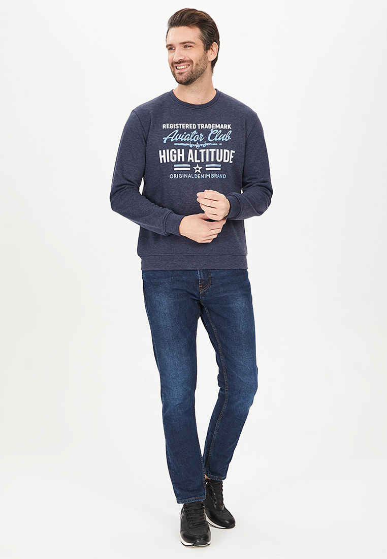 G121-Aviator_R (джинс) Свитшот мужской