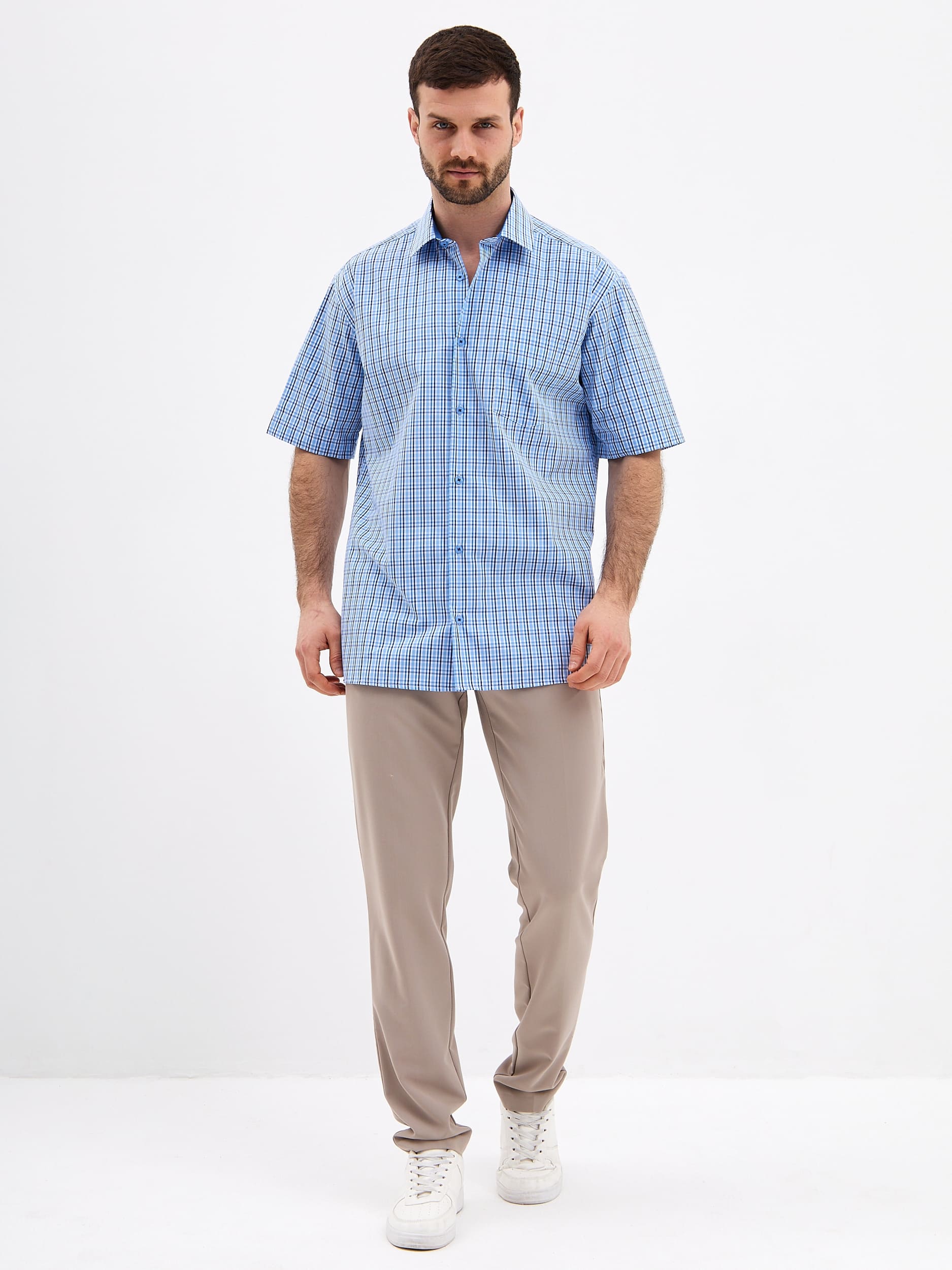 225/201/6141/C/1p Сорочка мужская короткий рукав