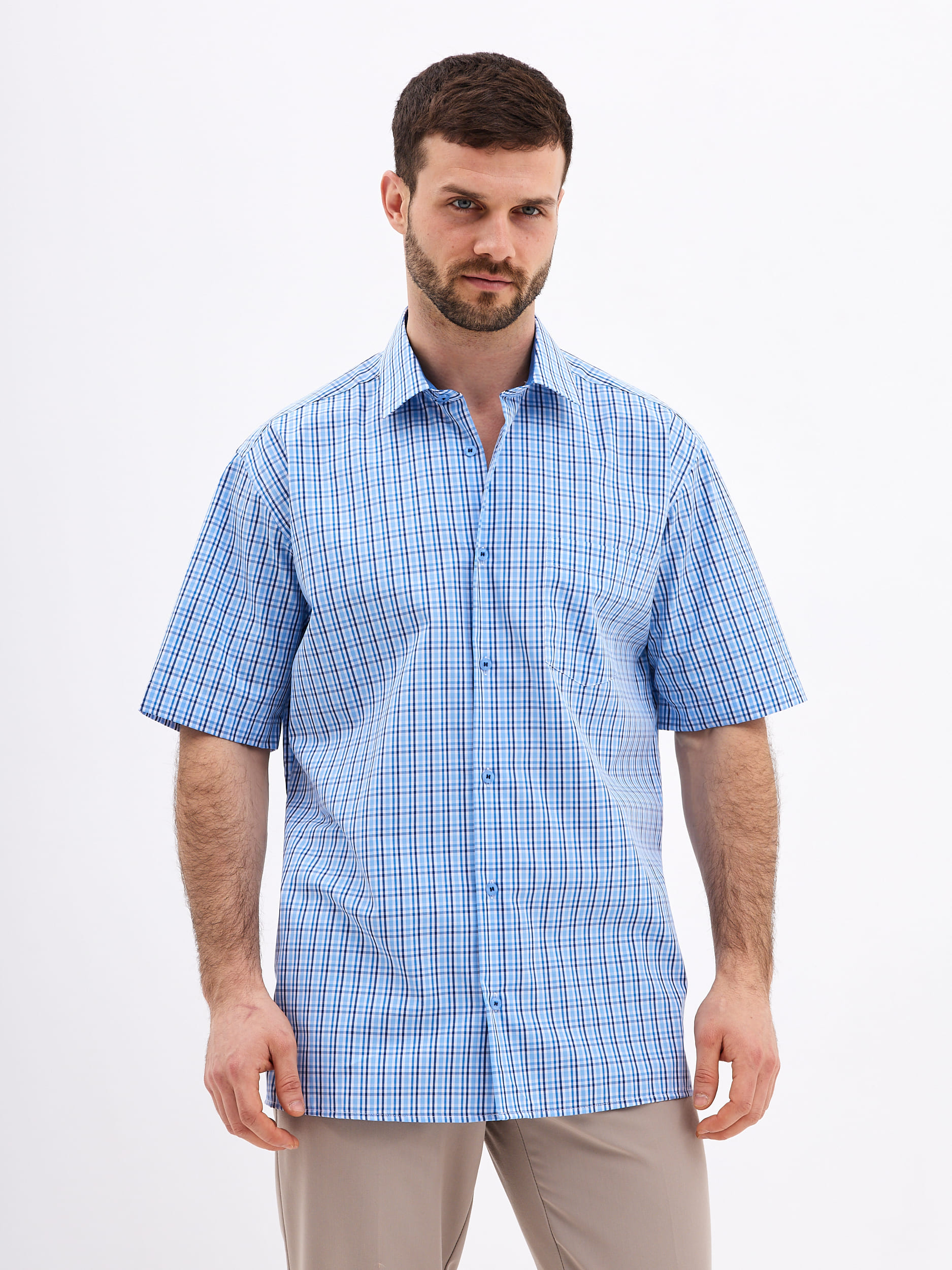 225/201/6141/C/1p Сорочка мужская короткий рукав