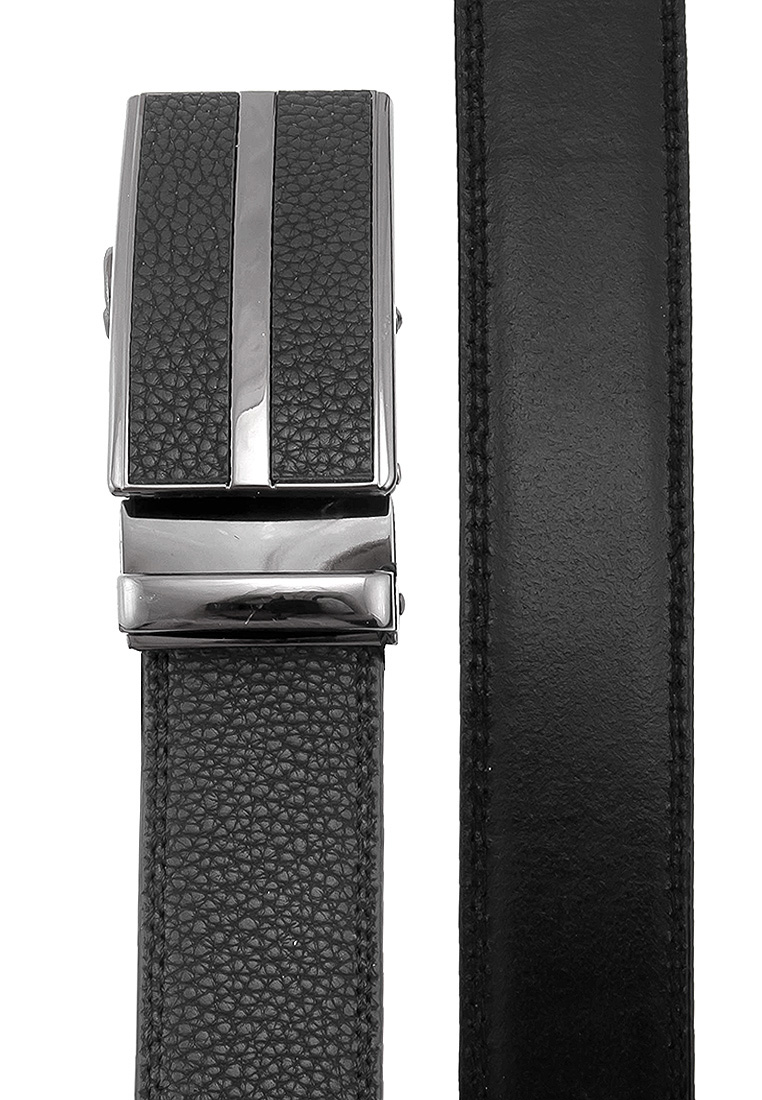 Gt30/A гладк. черный Ремень кожаный мужской