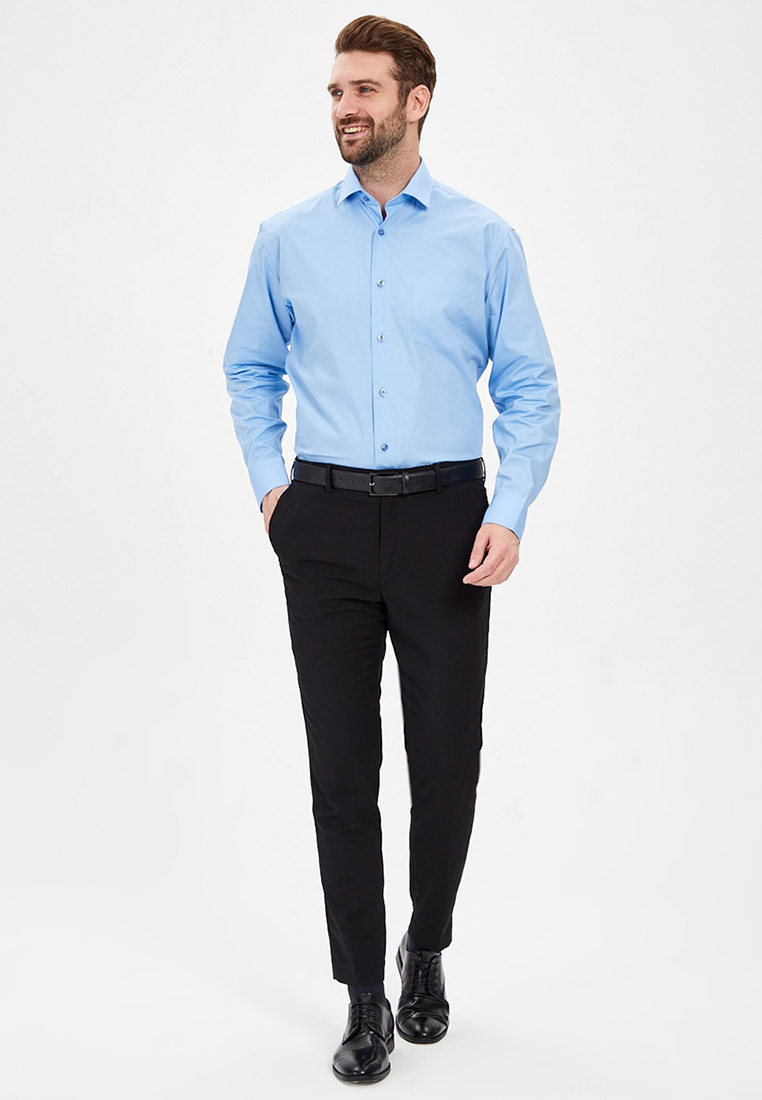 220/119/BL Сорочка мужская длинный рукав