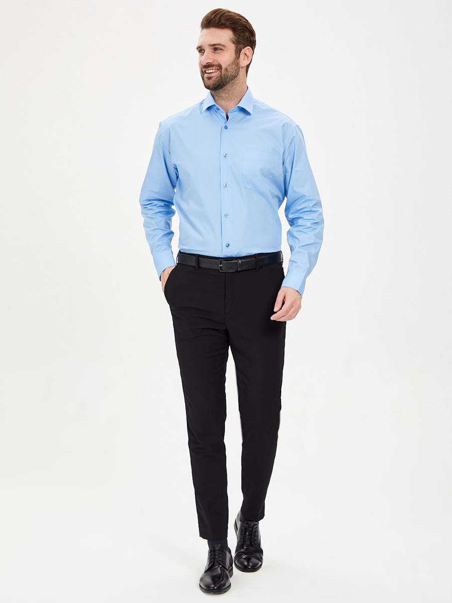 220/119/BL Сорочка мужская длинный рукав