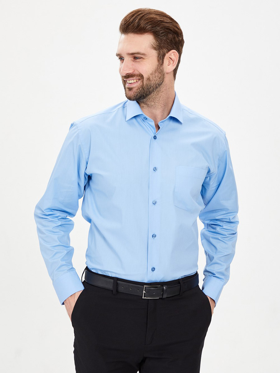 220/119/BL Сорочка мужская длинный рукав