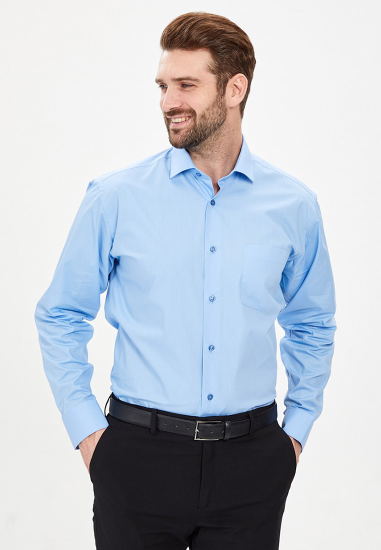 220/119/BL Сорочка мужская длинный рукав