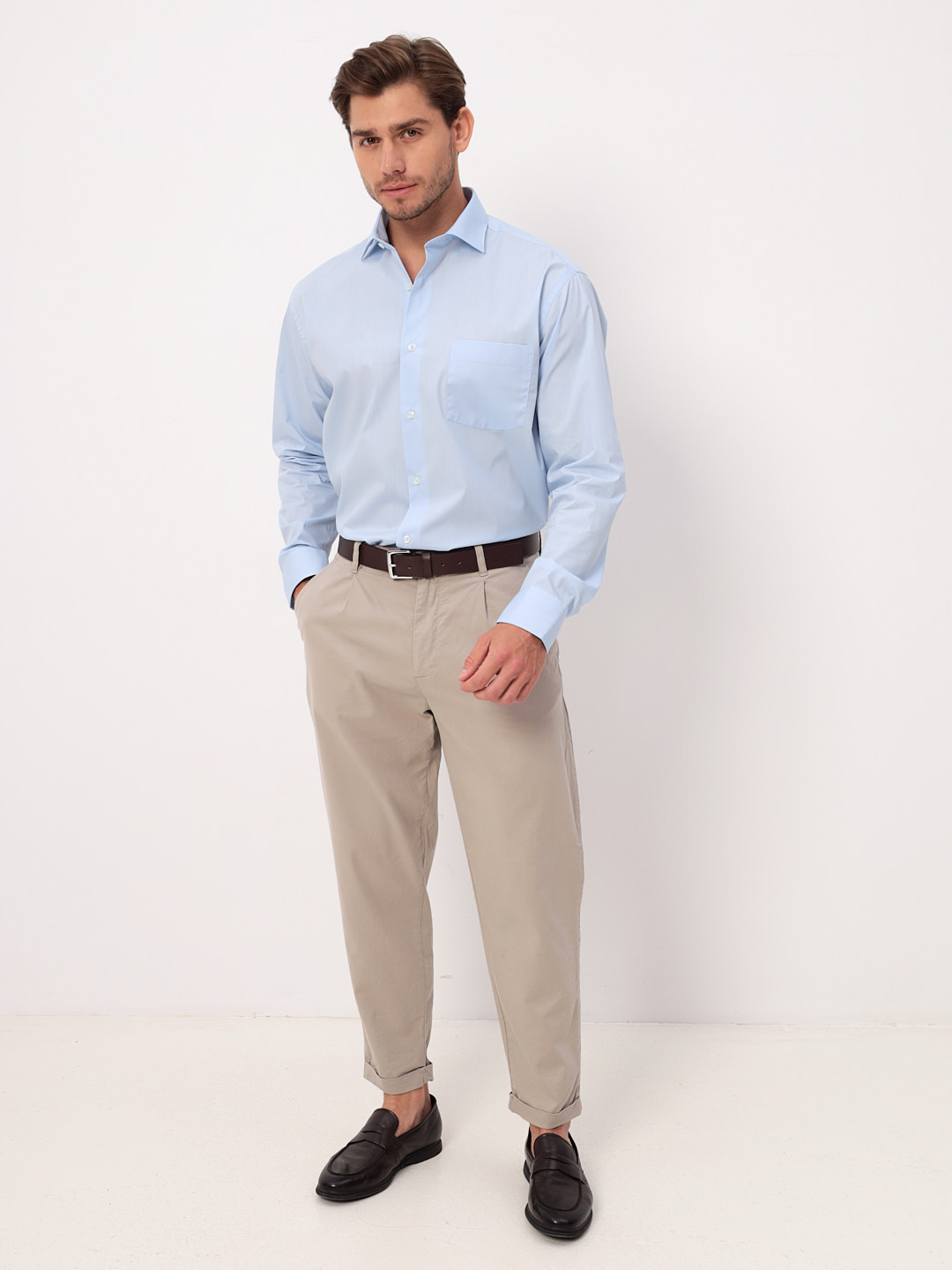 210/199/CL_V Сорочка мужская длинный рукав