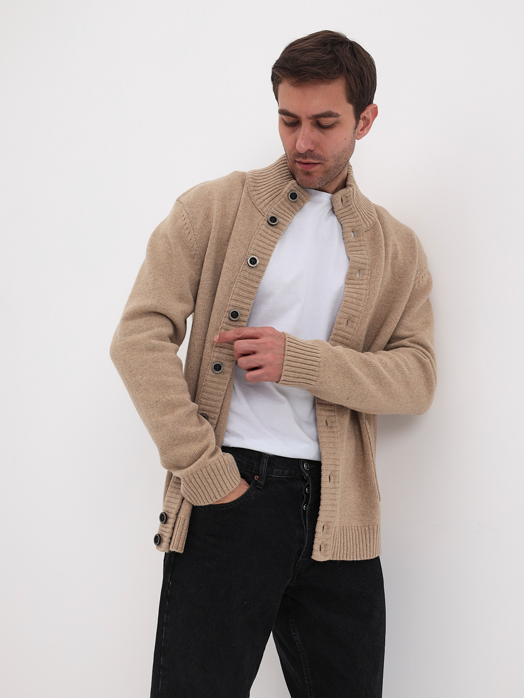 G137-кэжуал D1 (бежевый) Жакет мужской