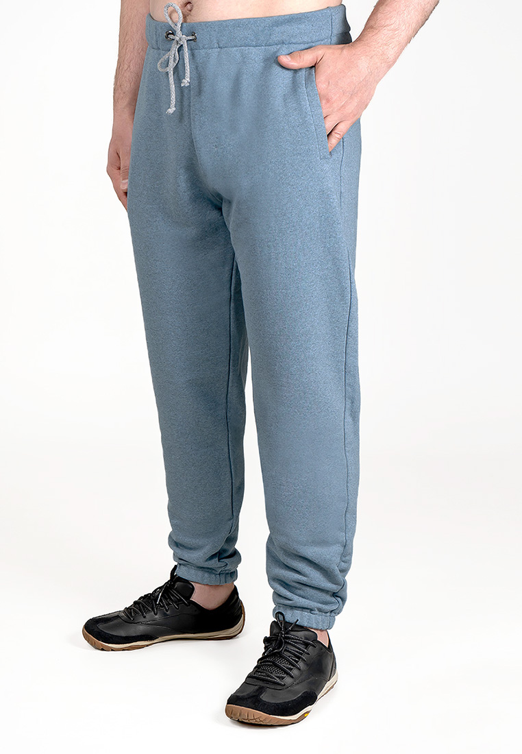 G-TRK-001K-гол.джин.м Брюки мужские трикотажные