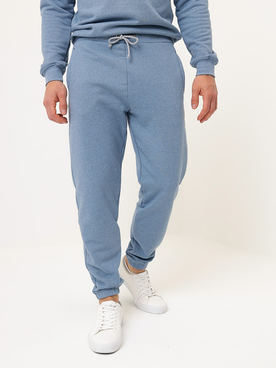 G-TRK-001K-гол.джин.м Брюки мужские трикотажные