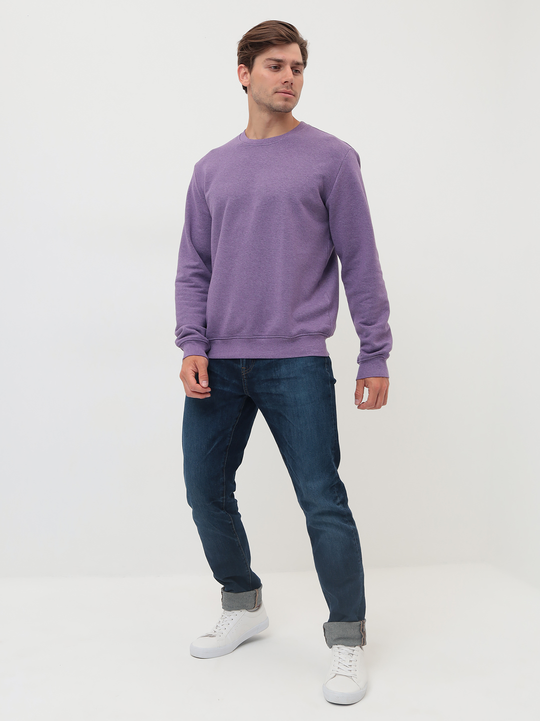 G121-RM-7002 (сирень м.) Свитшот мужской