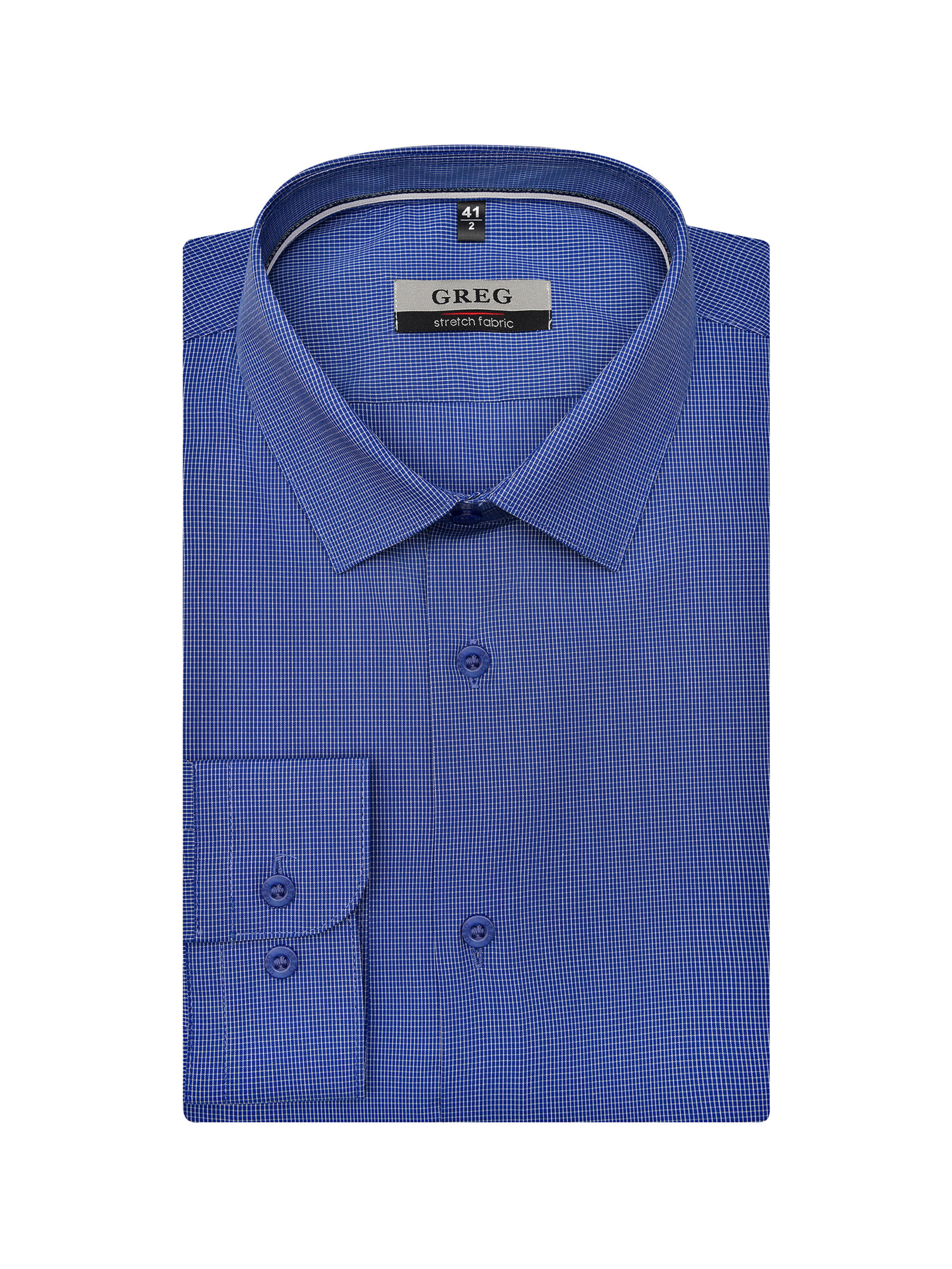 214/237/6176/ZN/1p STRETCH Сорочка мужская длинный рукав