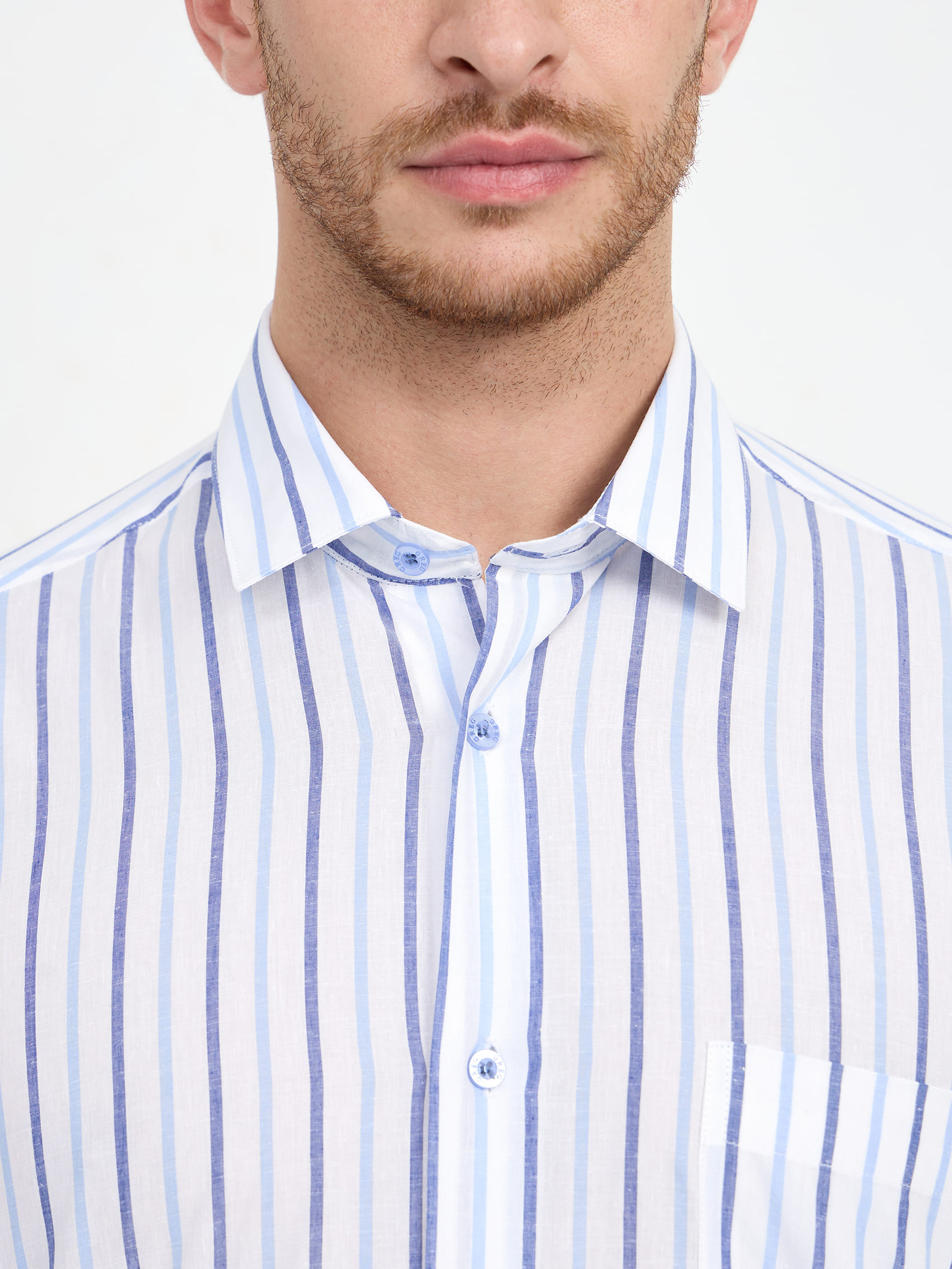 121/207/0236/C/1p Сорочка мужская короткий рукав