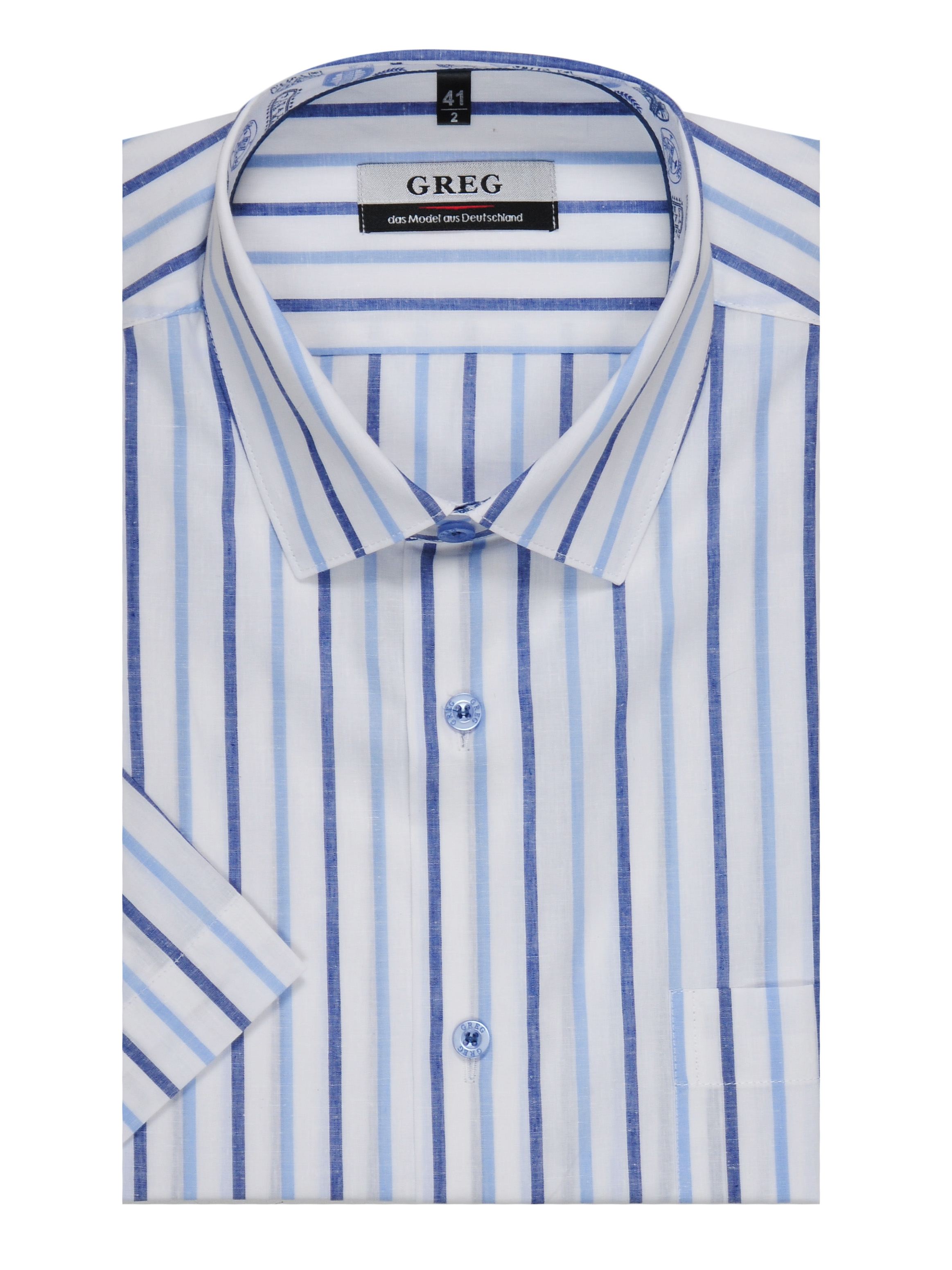 121/207/0236/C/1p Сорочка мужская короткий рукав