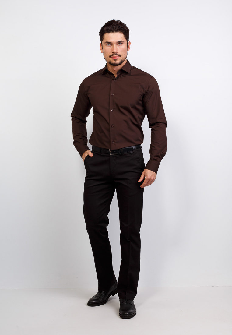 540/139/BR/Z Сорочка мужская длинный рукав