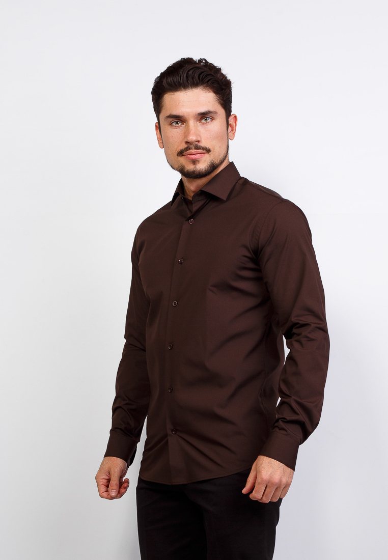540/139/BR/Z Сорочка мужская длинный рукав