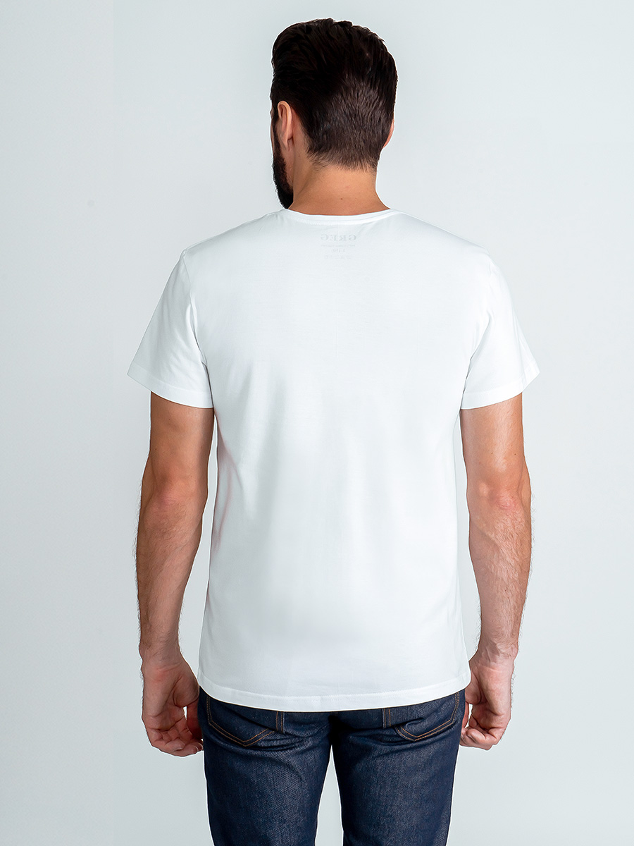 G146-KO-SAS5000 (белый) Футболка мужская короткий рукав