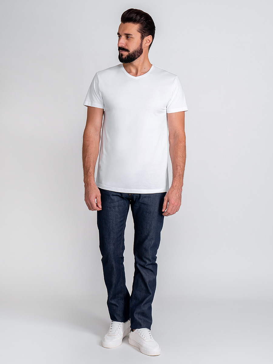 G146-KO-SAS5000 (белый) Футболка мужская короткий рукав