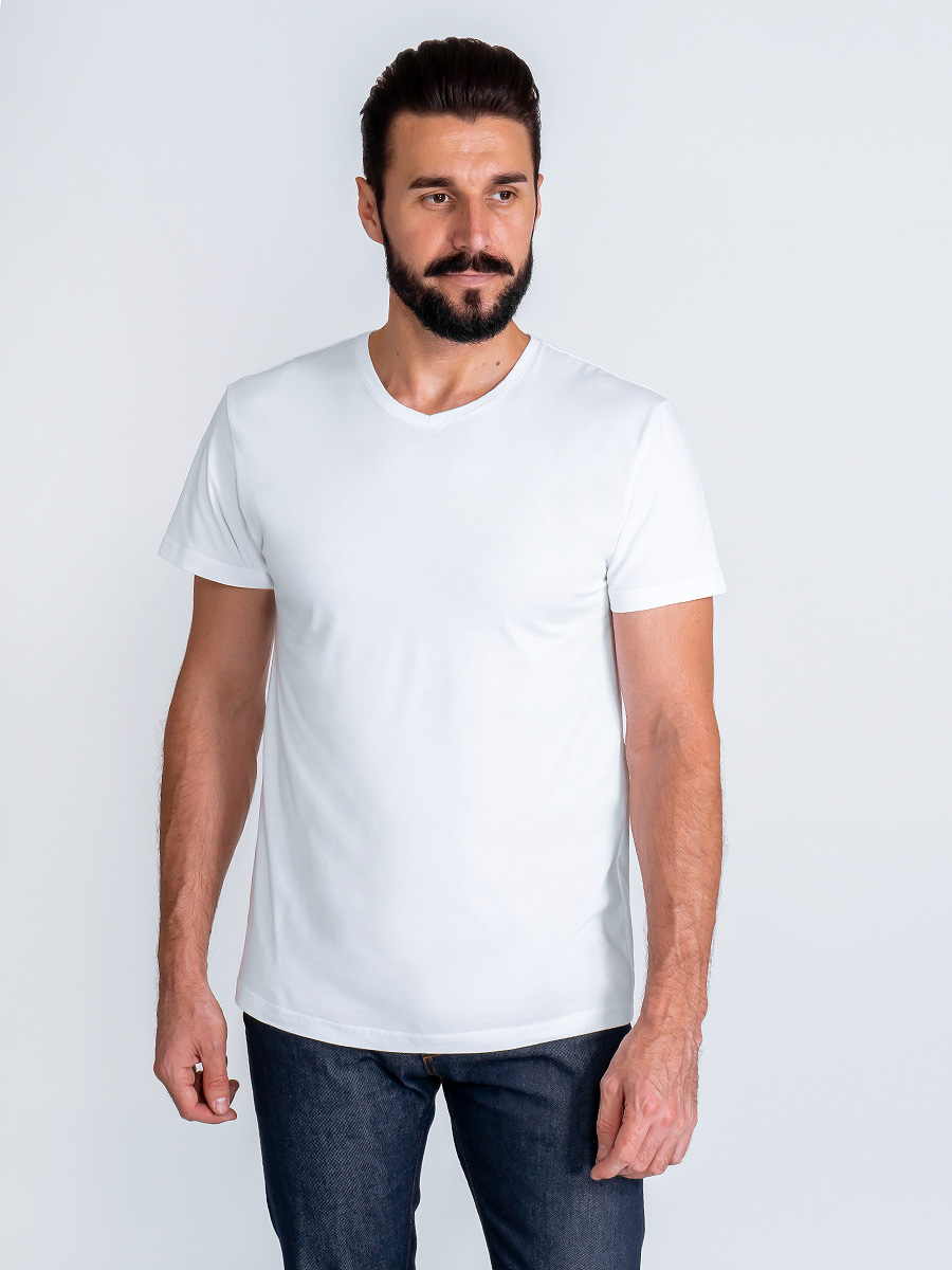 G146-KO-SAS5000 (белый) Футболка мужская короткий рукав