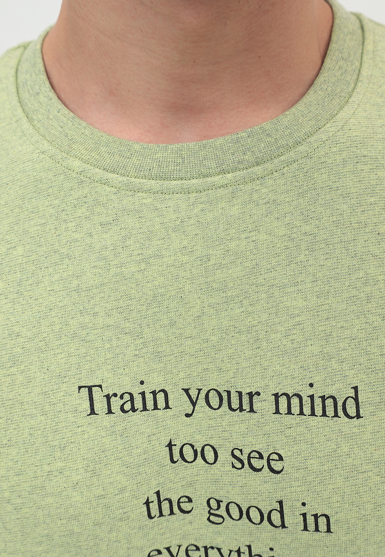 G121-Quote-RM-8001 1*1(лайм м) Свитшот мужской