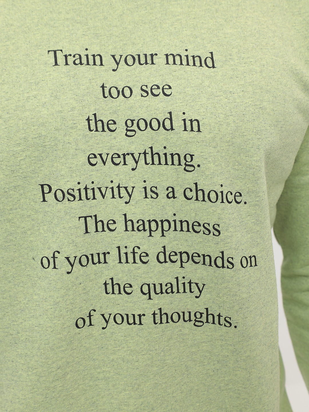 G121-Quote-RM-8001 1*1(лайм м) Свитшот мужской