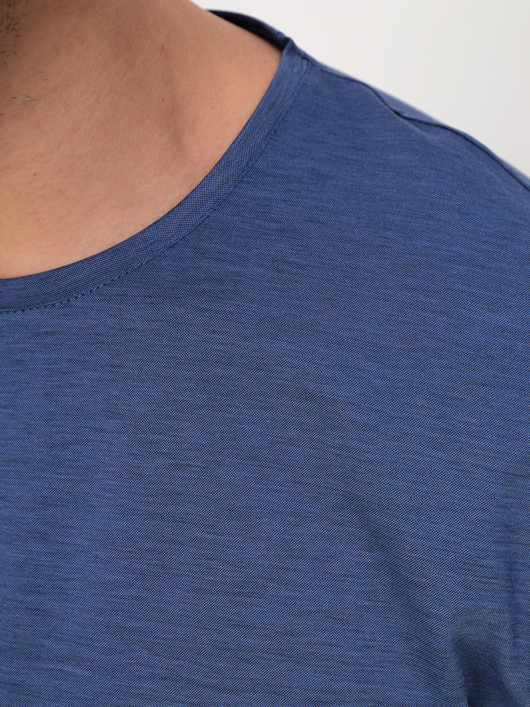 G145-PM4T-LT1631 (синий) Футболка мужская короткий рукав