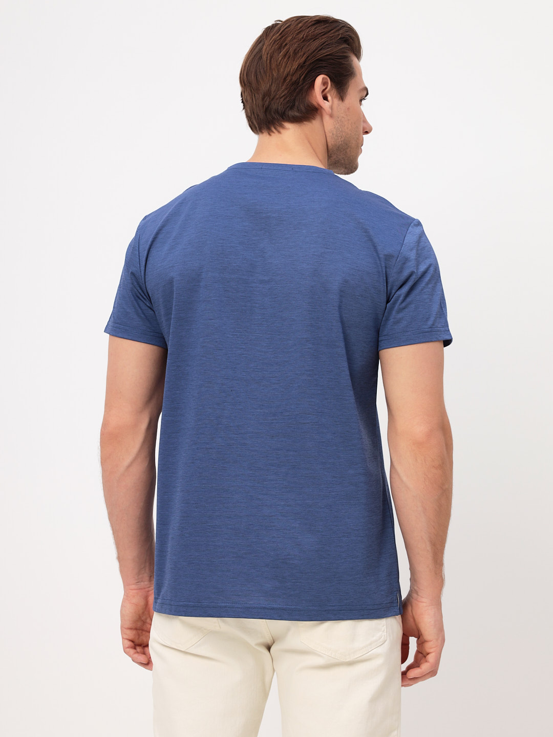 G145-PM4T-LT1631 (синий) Футболка мужская короткий рукав