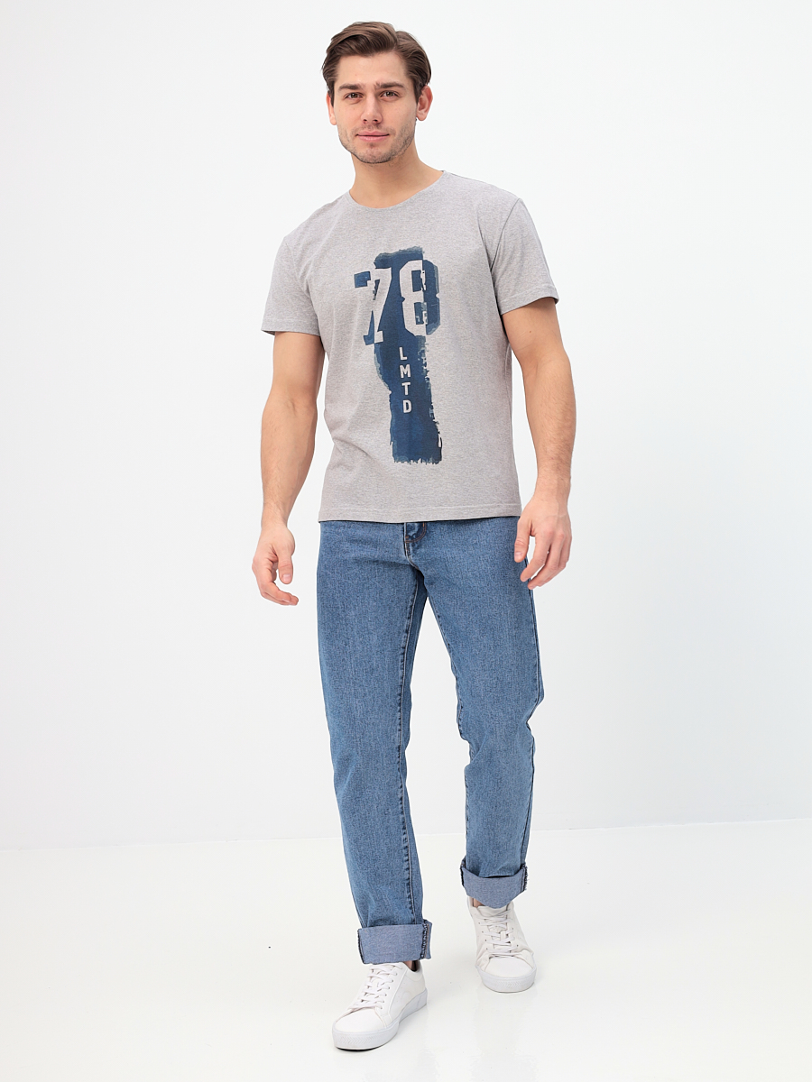 G145-78LMTD (св.серый м.) Футболка мужская короткий рукав