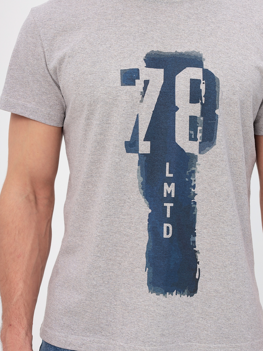 G145-78LMTD (св.серый м.) Футболка мужская короткий рукав