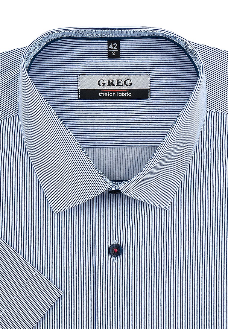 121/207/10130/ZS/1p STRETCH Сорочка мужская короткий рукав