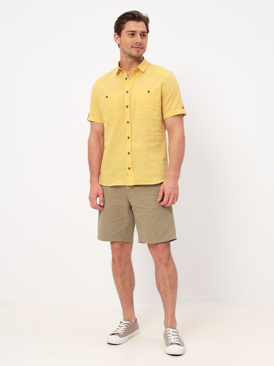 520/201/FLAM/ZS/KP Сорочка мужская короткий рукав