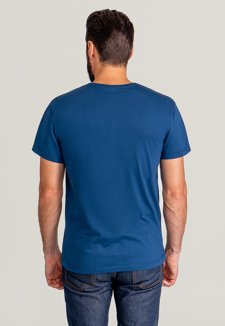 G146-RD-3032 (синий морской) Футболка мужская короткий рукав
