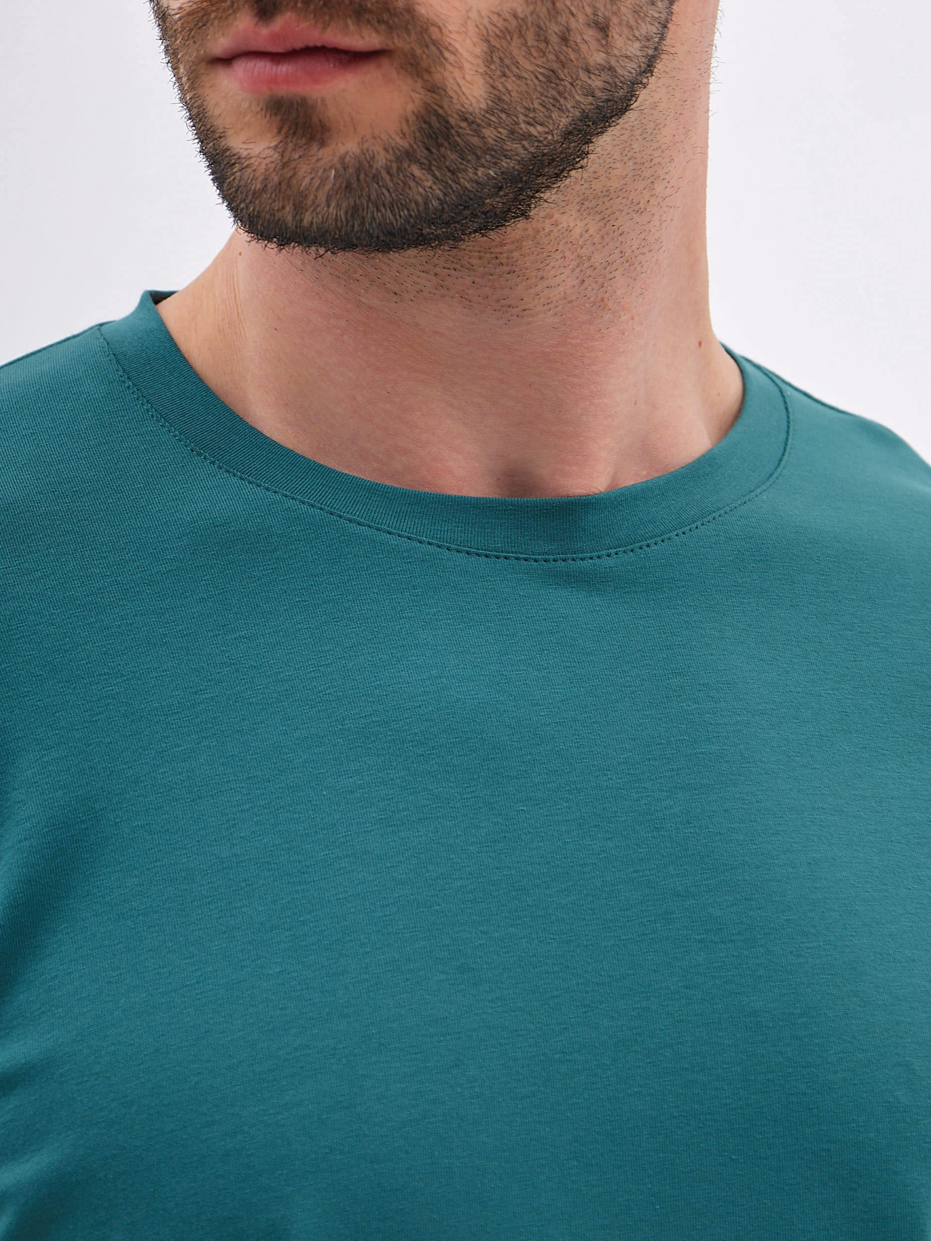 G145-KO-SA-S5124-N (т.ментол) Футболка мужская короткий рукав