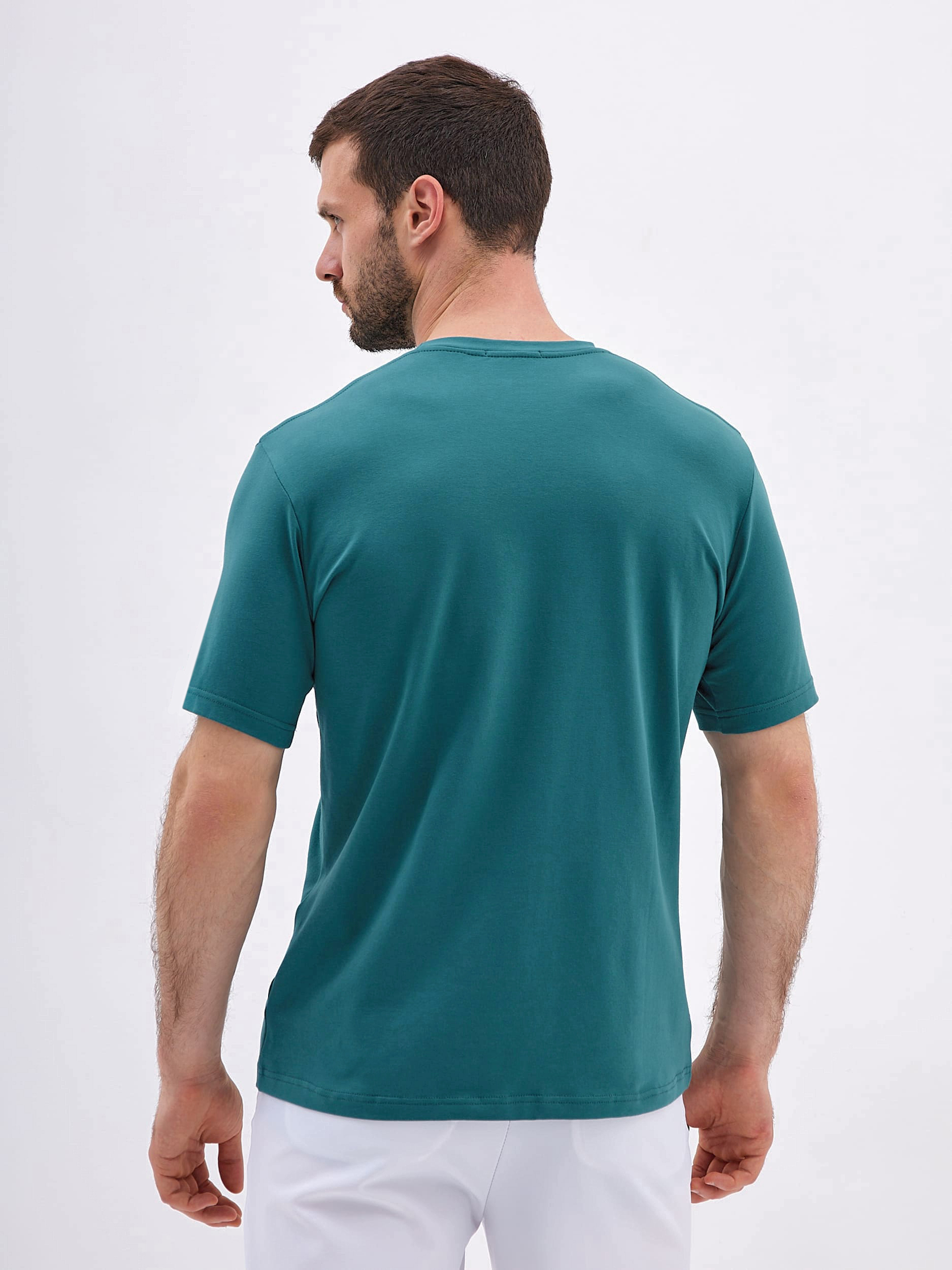 G145-KO-SA-S5124-N (т.ментол) Футболка мужская короткий рукав