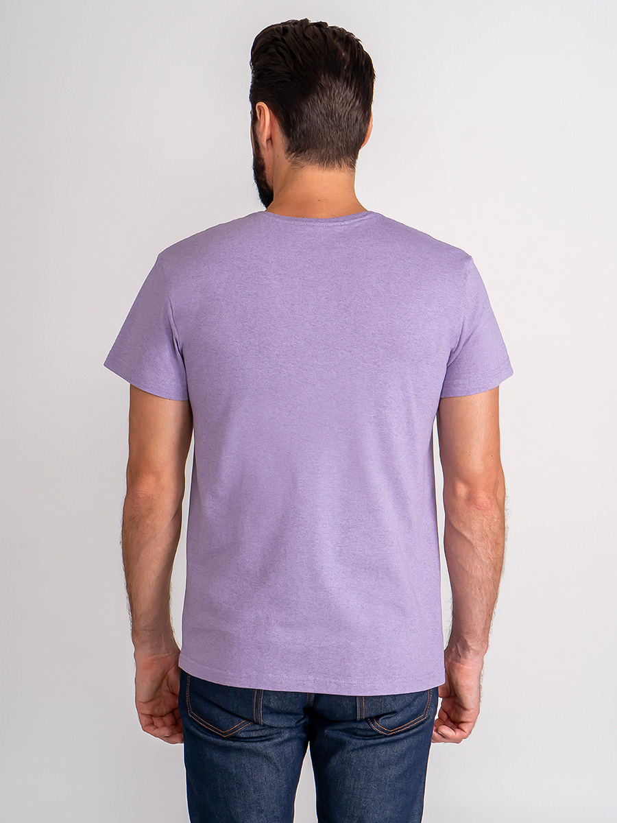 G146-RM-7001 (сирень м.) Футболка мужская короткий рукав