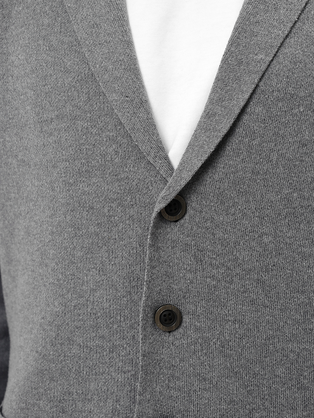 G136-KF-серый 355 Кардиган мужской