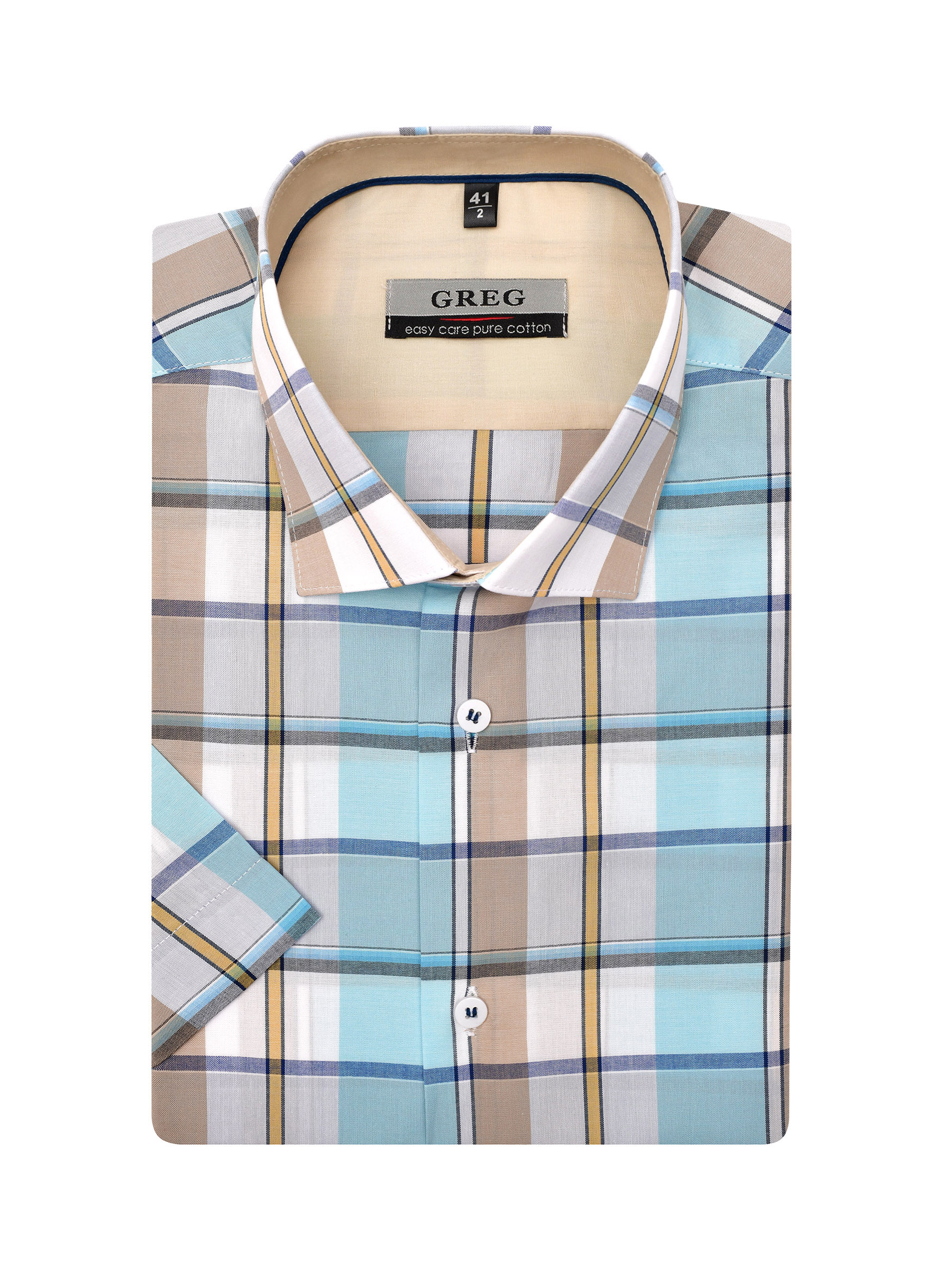 125/101/0232/C/1p Сорочка мужская короткий рукав