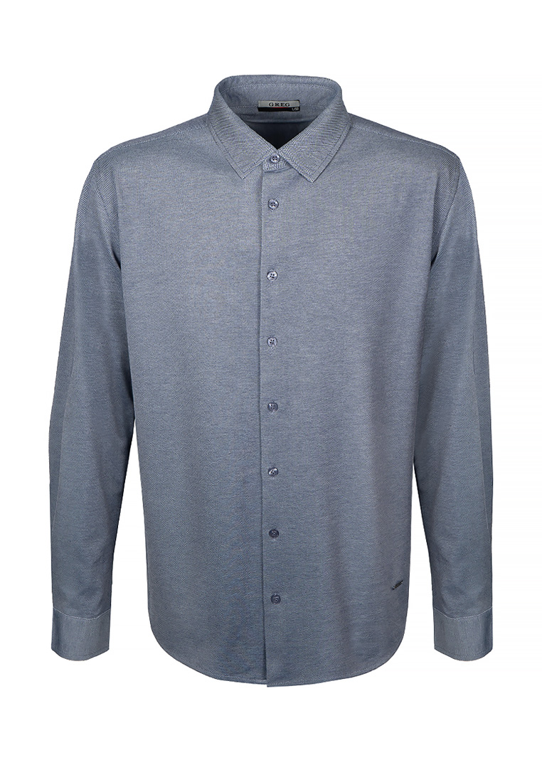 G148-RH03-2 (синий) Батник мужской трикотажный