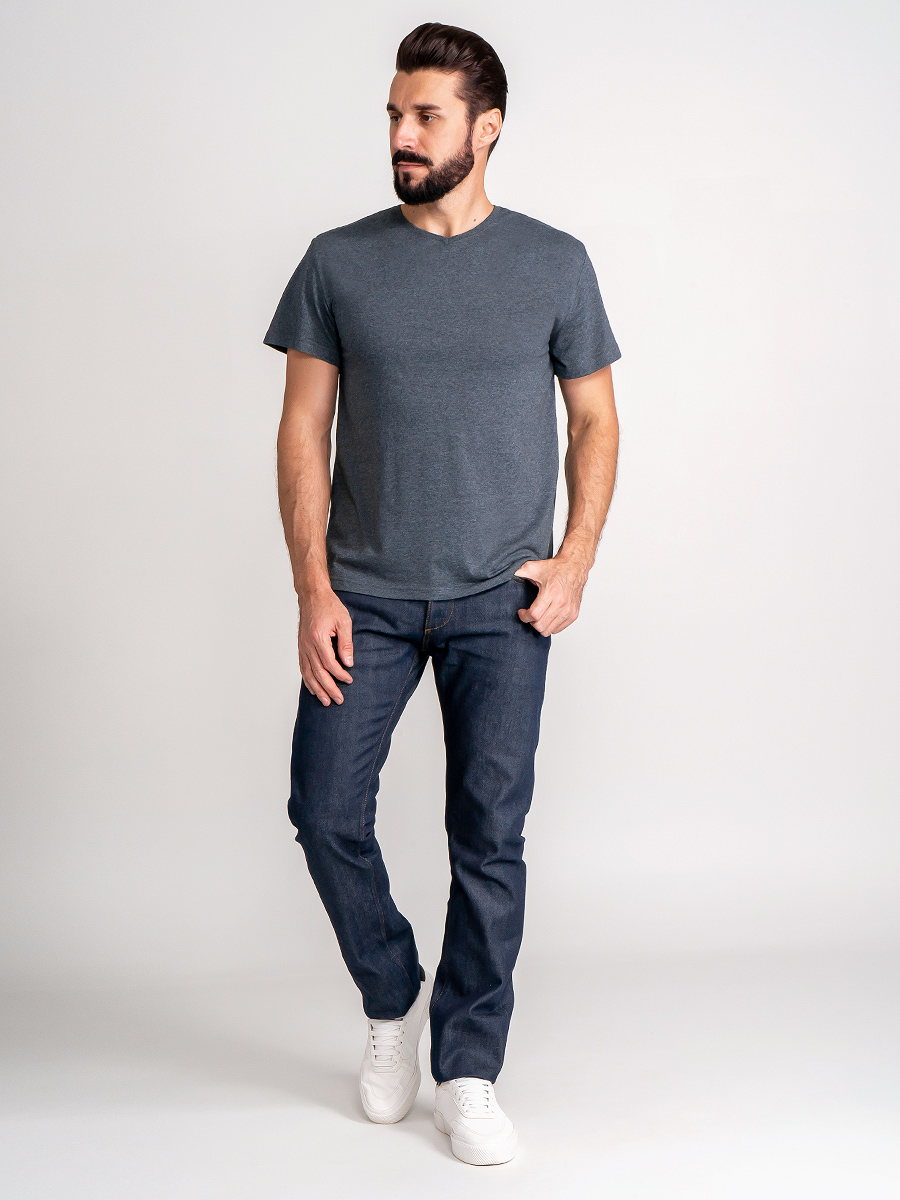 G146-RM-6014 (антрацит м.) Футболка мужская короткий рукав