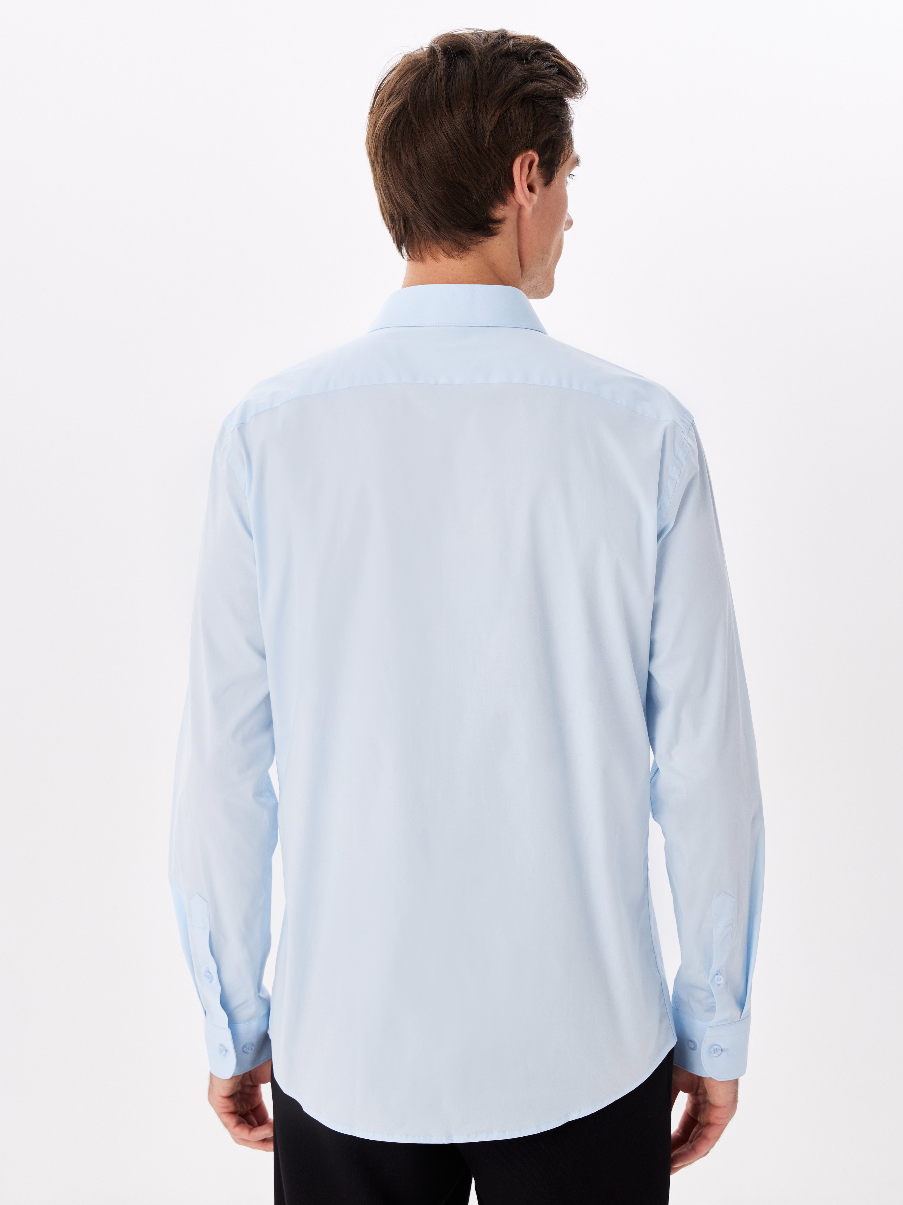 210/237/BL/ZN STRETCH Сорочка мужская длинный рукав