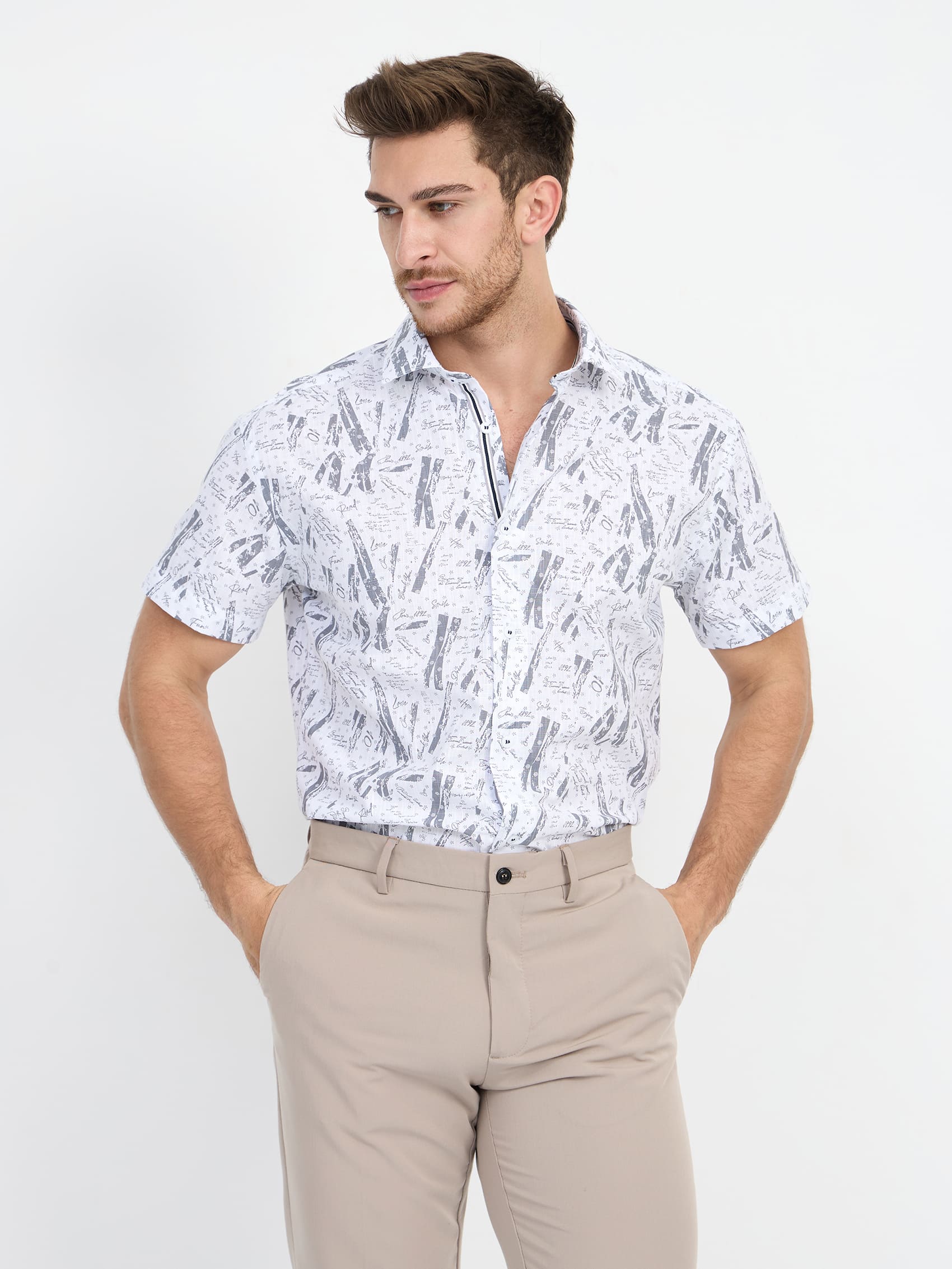 133/209/2144/ZS/C/1p Сорочка мужская короткий рукав