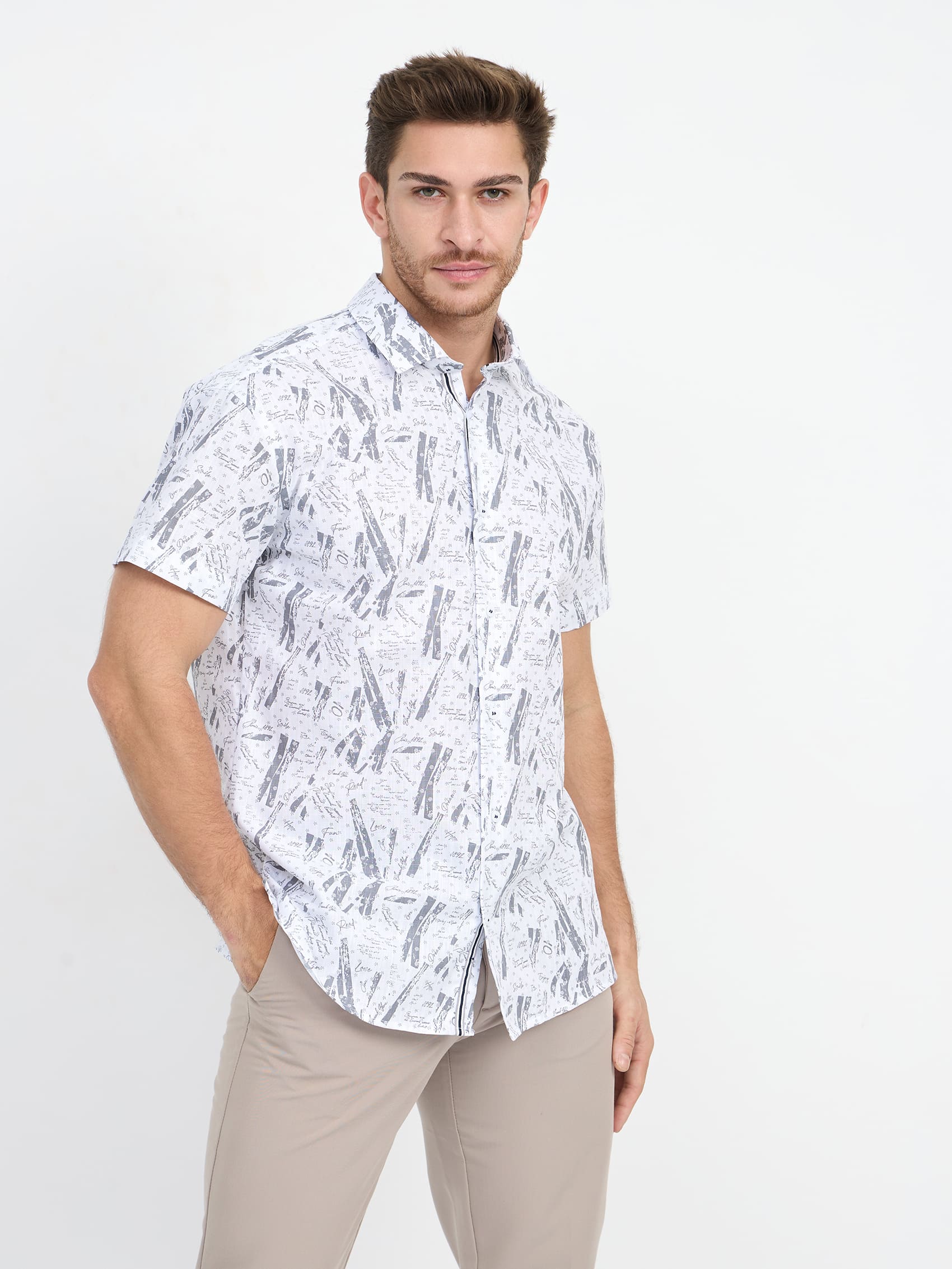 133/209/2144/ZS/C/1p Сорочка мужская короткий рукав