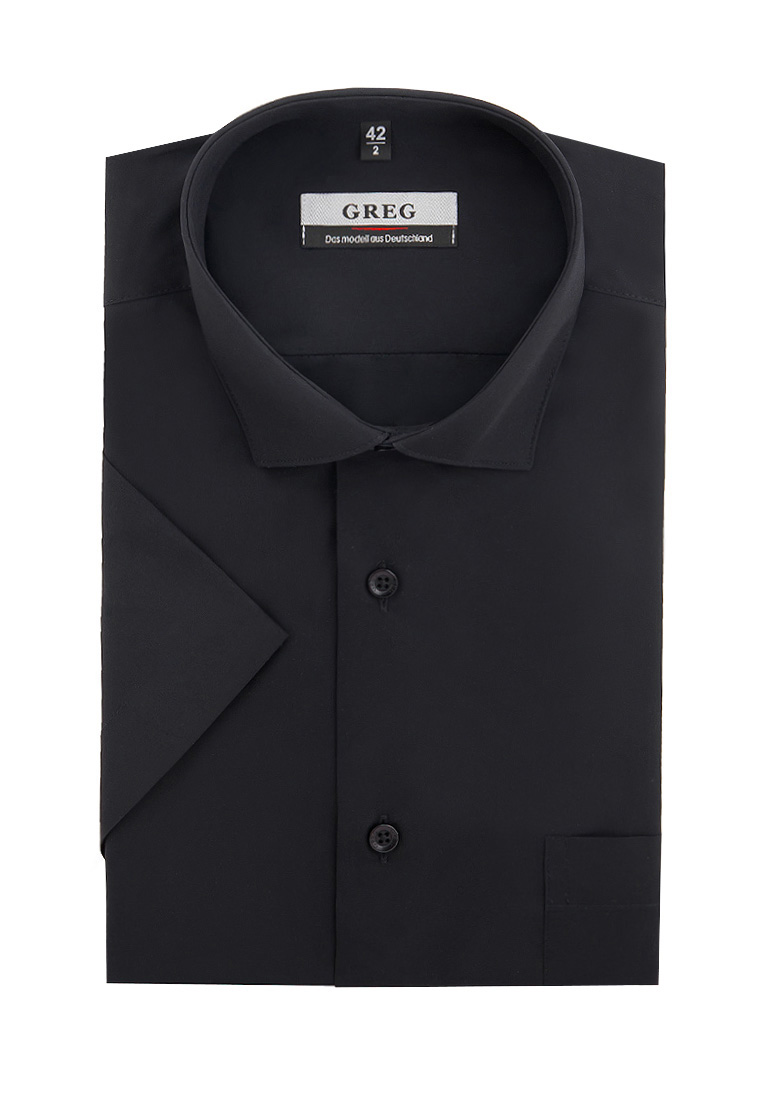 340/109/BLK/Z Сорочка мужская короткий рукав