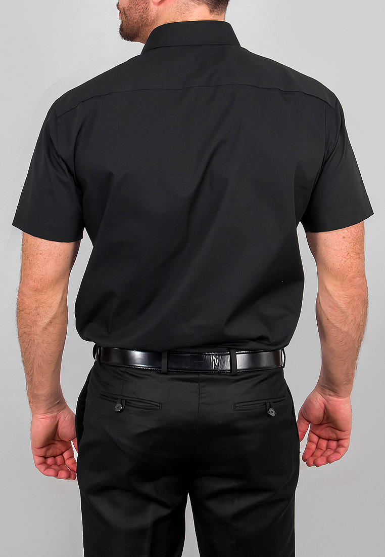 340/109/BLK/Z Сорочка мужская короткий рукав