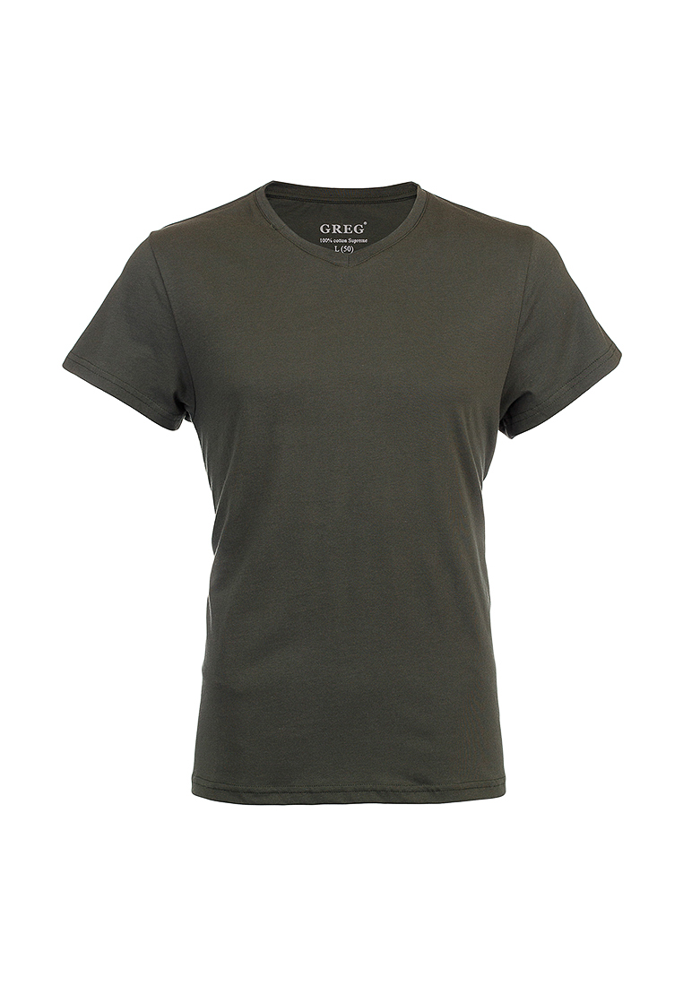 TS524V (хаки) Футболка мужская короткий рукав